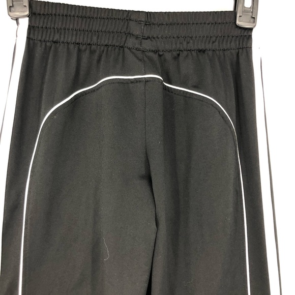 Sold! Adidas Boys 8/10 Warm-up Track Gym Pants Black - Picture 6 of 8